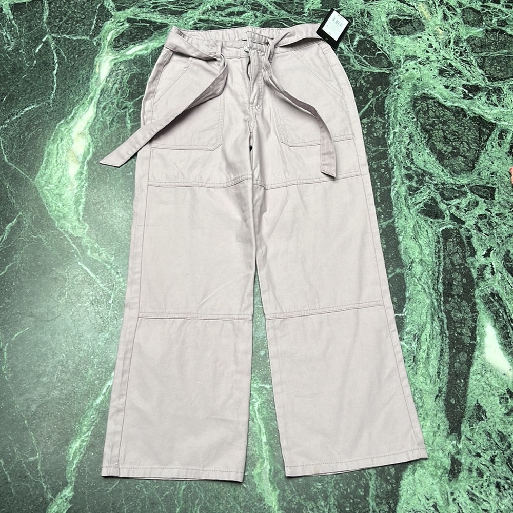NWT 100% cotton wide leg pants
